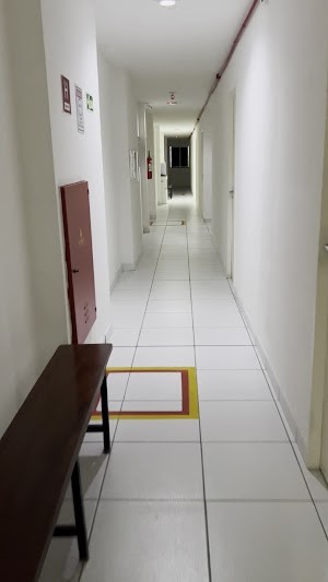 Vista 360° dos quartos da Dantas Pousada