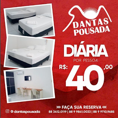 Área e detalhes da estrutura da Dantas Pousada