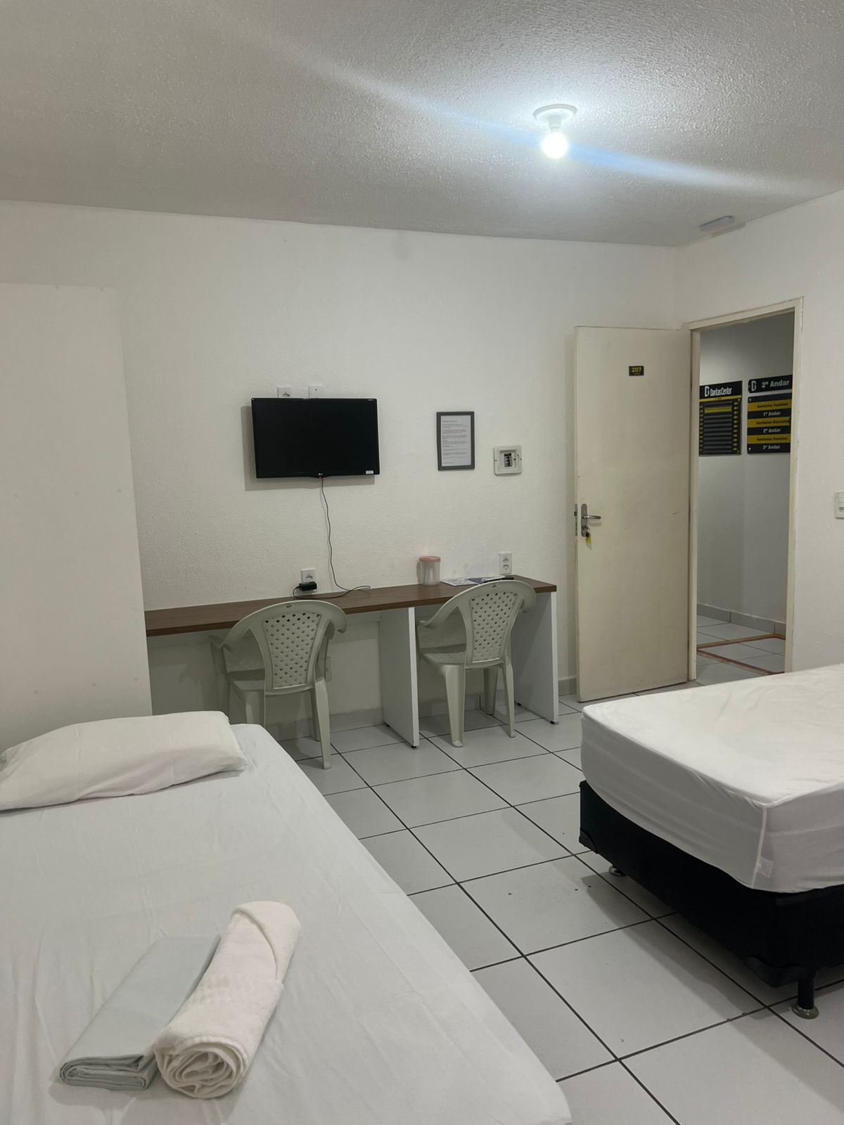 Área de hospedagem da Dantas Pousada